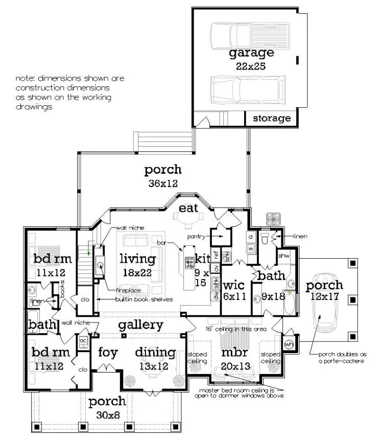 Main Level Floor Plan